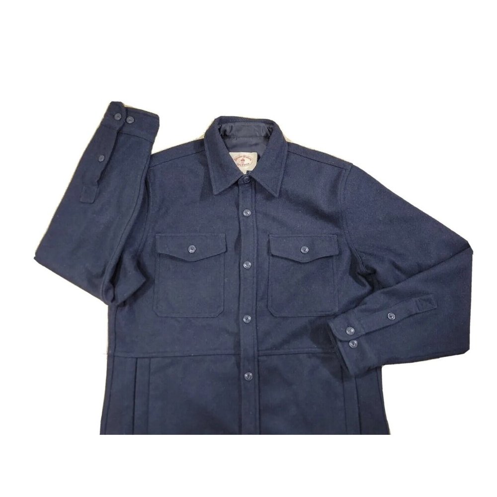 Brooks Brothers "Red Fleece" Wool Shacket Warm M Button Up Shirt